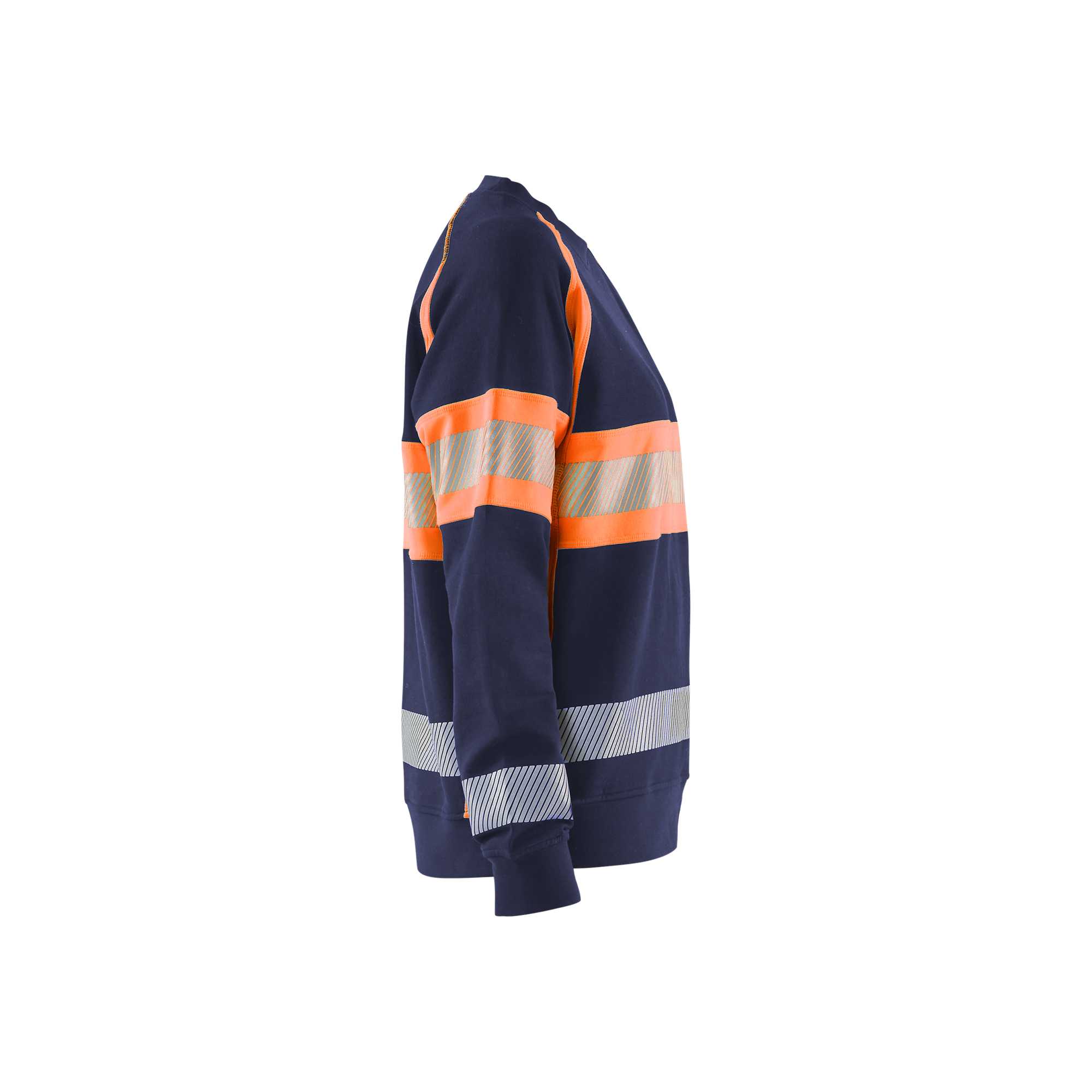 BLAKLADER 34091158 Hi Vis Reflective Sweatshirt WOMEN - 100% Cotton